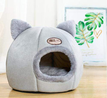 Cama acogedora para gatos para sueño profundo