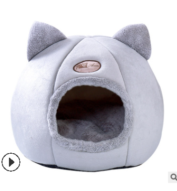 Cama acogedora para gatos para sueño profundo